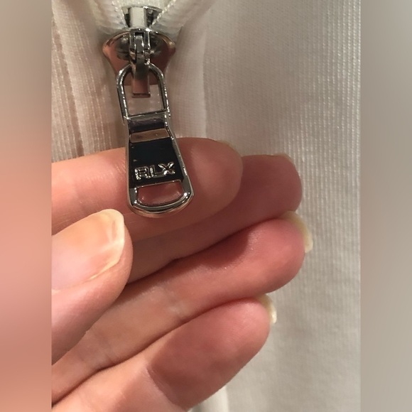 Ralph Lauren RLX US Open 2006 Tennis Jacket White w/ Big Rider Sz L - Picture 9 of 10